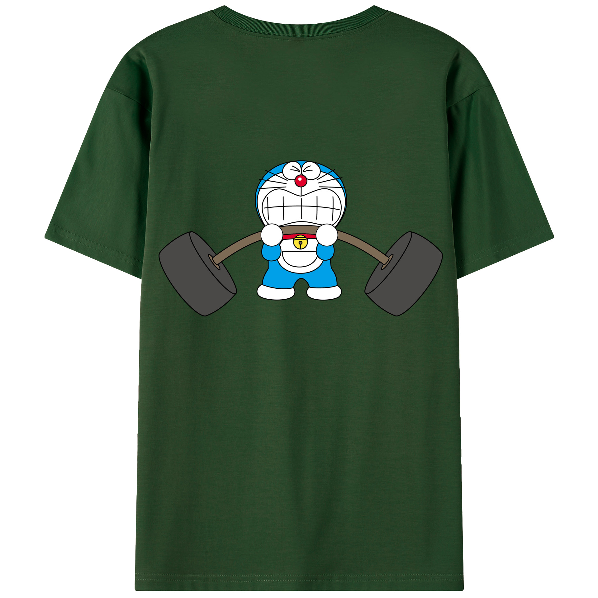 （画像用） ドラえもん Doraemon 綿100％半袖Tシャツ（背面プリント）